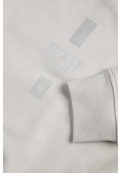 Jack & Jones Erkek Jcoreflect Dik Yaka Regular Fit Sweatshirt 12242262 Gri