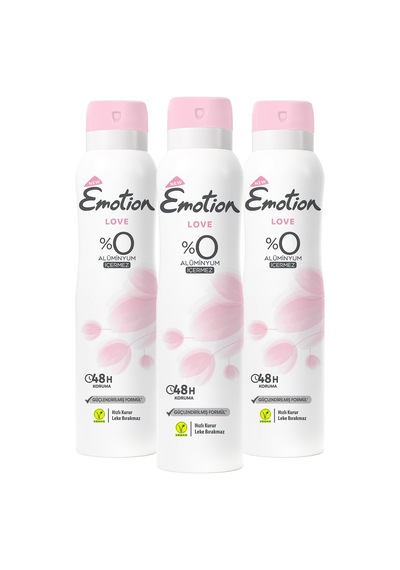 Love Kadın Alüminyumsuz Vegan Deodorant 3x150 Ml