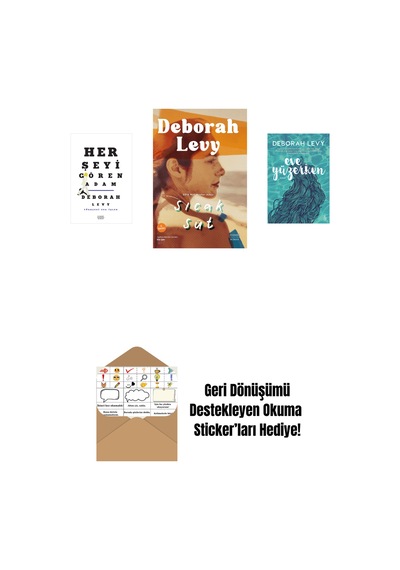 Her Şeyi Gören Adam + Sıcak Süt + Eve Yüzerken + Okuma Sticker'ları