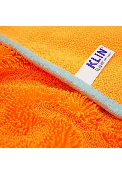 Tulpar Kimya Klın Drying Zero Hd Plus Mikrofiber Kurulama Havlusu 950 Gsm Uzun Tüylü Turuncu - 90x70 Cm