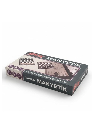Manyetik Satranç Tavla Dama 3 Ü 1 Arada Oyun Seti Katlanabilir