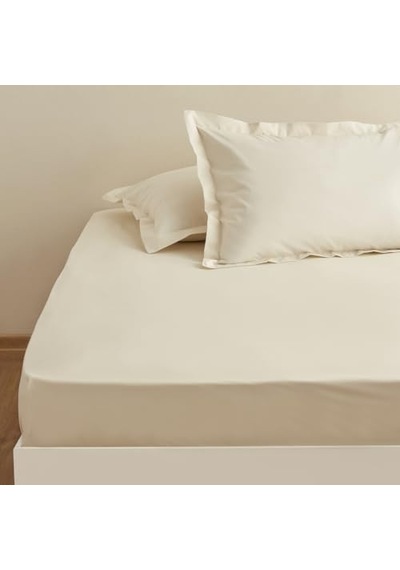 Fitted Çarşaf Ekru 100x200+30 Cm Genel