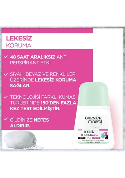 2'li Mineral Lekesiz Koruma Roll-on Deodorant Seti