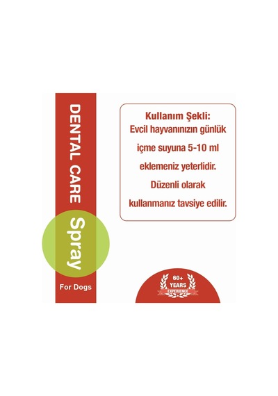 Köpekler İçin Ağız Ve Diş Bakım Spreyi Dog Dental Care Spray 100 Ml