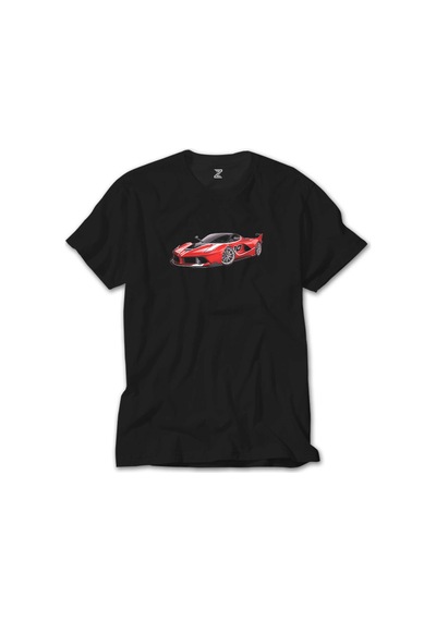 Asphalt 9 Legends Red Car Siyah Tişört Siyah