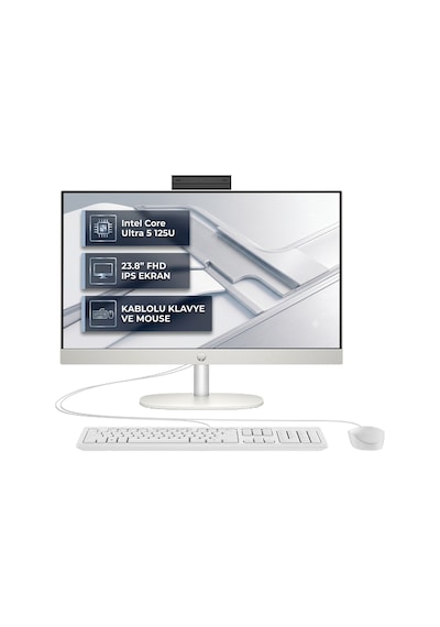 HP Proone 240 G10 D1ZF0ET-005  Ultra 5 125U 48 GB 1 TB SSD 23.8" Dos AIO Masaüstü Bilgisayar