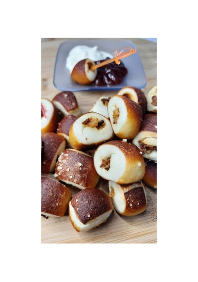 Brezel Bites Çıtır Soğanlı - Lokmalık Alman Simidi 64 Adet
