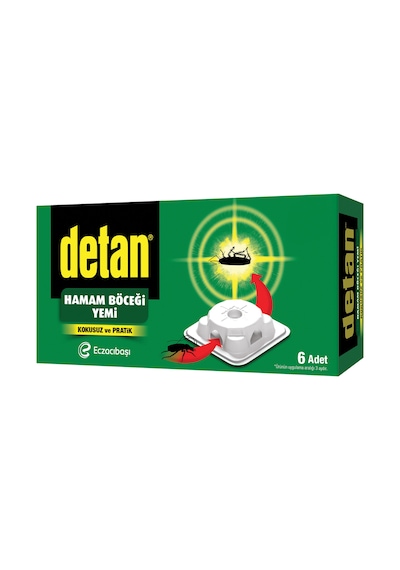Detan Hamam Böceği Yemi 3 x 6'lı