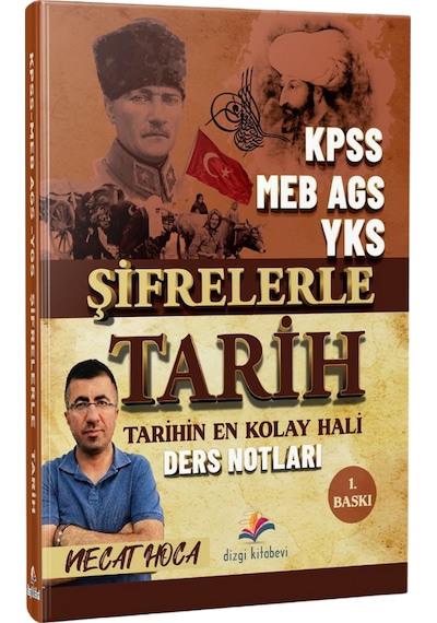 Dizgi Kitap Kpss Meb Ags Yks Şifrelerle Tarih Ders Notları Necat Hoca