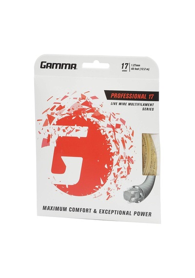 Gamma Tenis Teli Professional 17 Set, Doğal, S