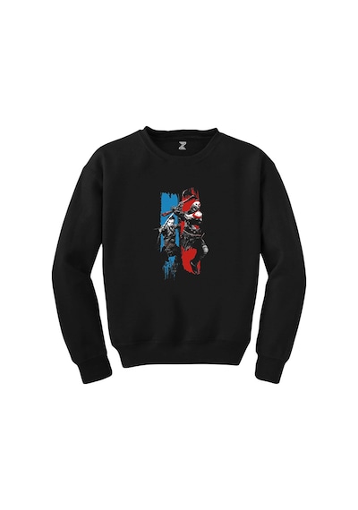 God Of War Atreus Kratos Family Siyah Sweatshirt Siyah