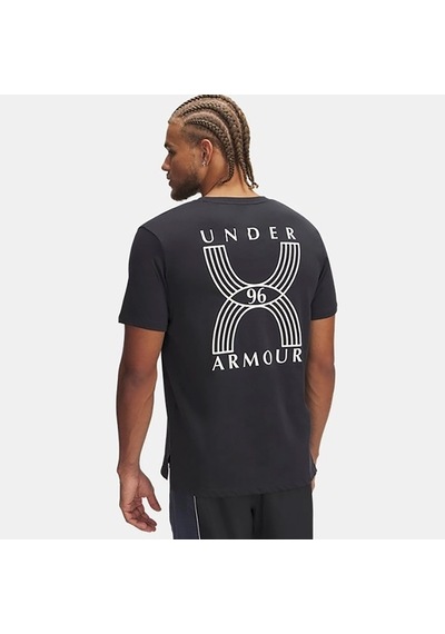 Under Armour Run 96 Sleeve Erkek Koşu T-shirt - Gri 1389823