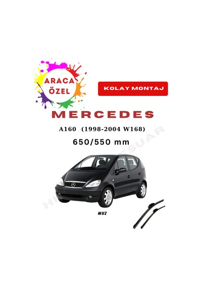 Mercedes A160 Silecek 1998-2004 W168