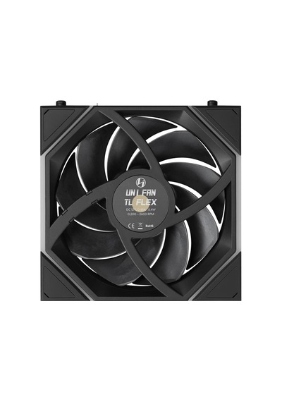 Unı Fan Tl Flex 1x120mm Siyah Kasa Fanı G9f.12tl1f1b.00