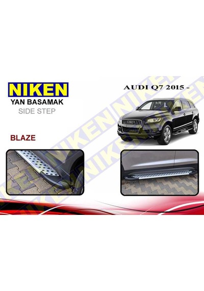 Audi Q7 Yan Basamak Koruma 2015 Sonrası Lüx Tip Noktalı