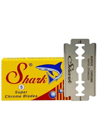 Shark Super Chrome Tıraş Bıçağı 100'lü Çift Kenarlı Yaprak Jilet