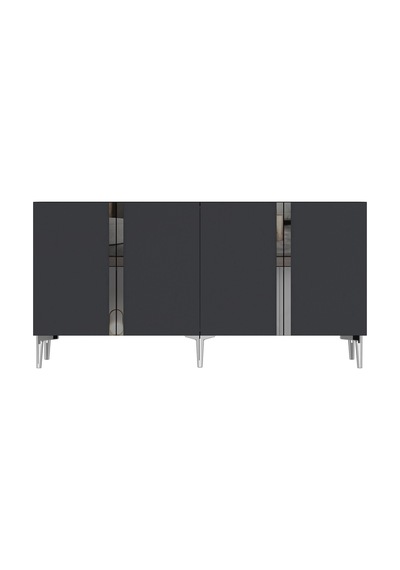 Ka1598as Anka150 Konsol, Kahve Köşesi, Tv Sehpası Ve Dolap Antrasit - Sılver 150cm Ka1598as Anka150 Konsol, Kahve Köşesi, Tv Sehpası Ve Dolap Antrasit - Sılver 150cm