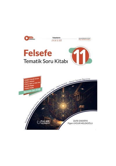 Palme 11.sınıf Joker Felsefe Tematik Soru Kitabı Yeni Maarif Model