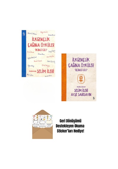 Selim İleri - İlk Gençlik Çağına Öyküler - 2 Ve 3. Kitap + Okuma Sticker'ları
