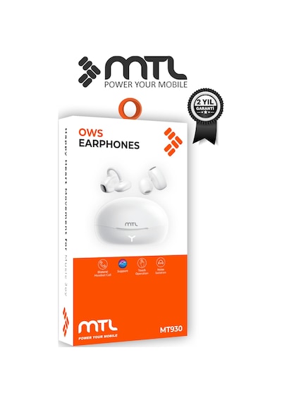 Ows Klipsli Kablosuz Bt V5.4 + Edr + Anc Kulak Üstü Premium Sporcu Kulaklığı Mt930
