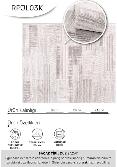 Youdayhomecollection Jalura Model Halı 200x300 Çok Renkli Diğer 1bej