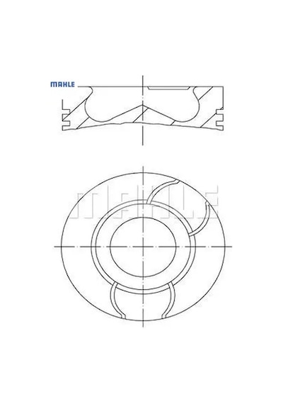 Piston Segman 73,70mm-0,20 Kisa 206-fiesta 1.4hdi