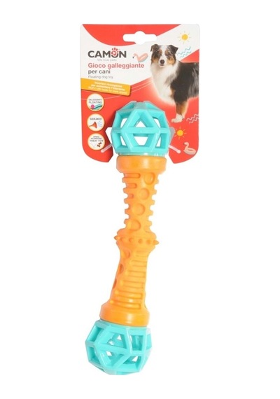 Tpr Malzemeden Ödül Bölmeli Gıcırtılı Ve Suda Yüzen Geometrik Köpek Oyuncağı 28 Cm