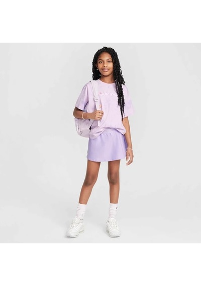 Nike Sportswear Tee Adapt Tween Mor Pamuklu Kız Çocuk Tişört