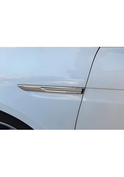 Renault Megane 4 Hb İle Uyumlu Krom Çamurluk Sinyal Çıtası 2 Parça 2021 Ve Sonrası