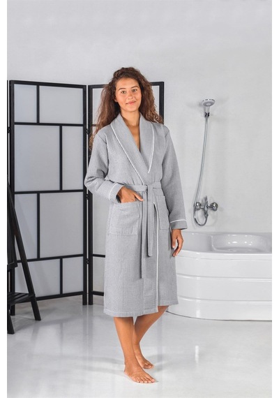 Unisex Soho Pike Bornoz - Gri