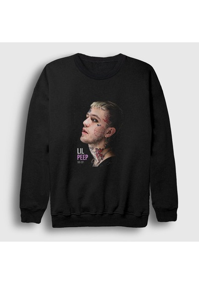 Presmono Unisex Reason Lil Peep Sweatshirt Siyah