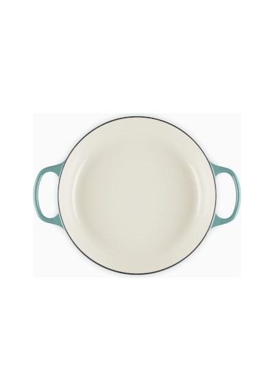 Le Creuset Gourmet Profesyonel Lüks Döküm Tencere Turkuaz 30 Cm