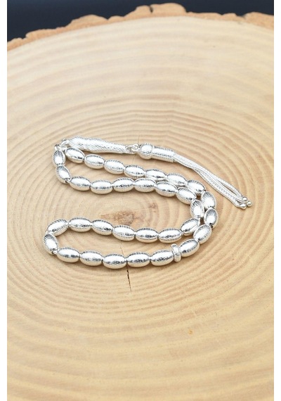 Erkek 925 Ayar Tesbih Küçük Boy -18 Gr- 901356 Gümüş