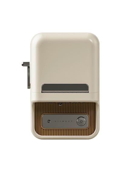 Nıımbot B21s, Taşınabilir, Mürekkepsiz, Termal Etiket Yazıcı Bluetooth, Type-c Krem/beyaz