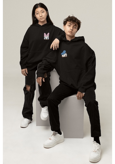 Donald Duck Ve Daisy Duck Sevgili/çift/arkadaşlık 2'li Kapşonlu Sweatshirt Seti 001