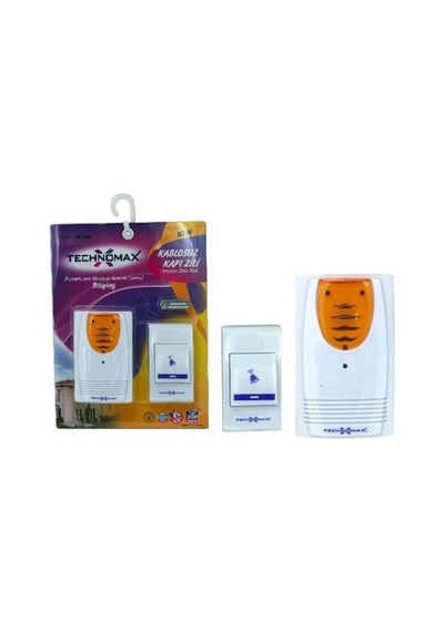 Technomax Kablosuz Pilli Kapı Zili