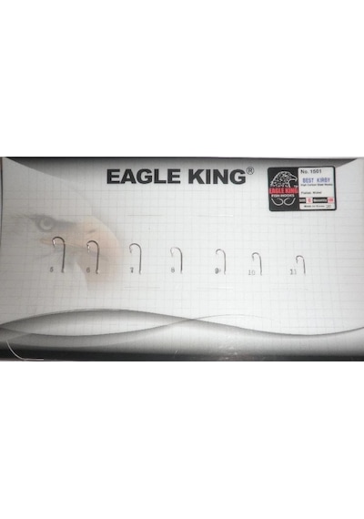 Eagle King 1501 Bl Siyah Çapraz Nikel Sinek İğne No:11 - Standart