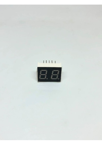 2 Karakter 7 Segment Led Display Kırmızı - 9 Pin Nümerik Gösterge