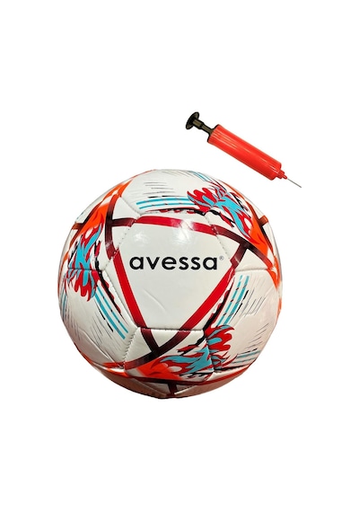 Avessa Ft150-100kb Futbol Topu Kırmızı Beyaz 3 Astar Kırmızı