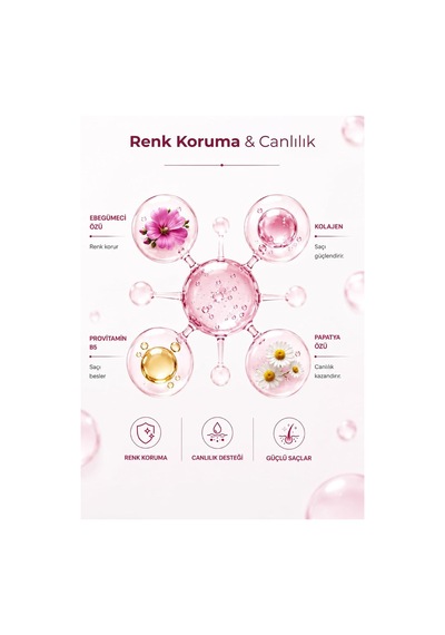 Tr Renk Koruyucu Ve Canlandırıcı Doğal Şampuan, 400 Ml, Boyalı Saçlar İçin