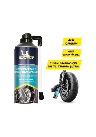 Michelin Mc35119 200ml Motosiklet, Scooter Acil Lastik Tamir Spreyi/köpüğü