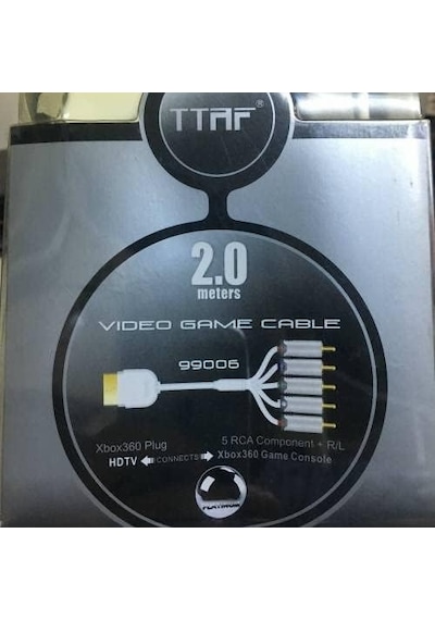 Platoon Ekstra Kaliteli 2 Metre Xbox 360 X Box Component Kablo 5 Rca Lale
