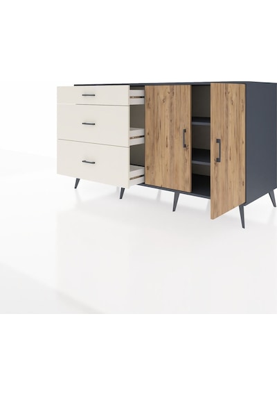 Kronos Konsol 2 Raflı 3 Çekmeceli 2 Kapaklı 176x59x99 Antrasit-çam/aytaşı Atlas Çam/aytası - Antrasıt Kronos Konsol 2 Raflı 3 Çekmeceli 2 Kapaklı 176x59x99 Antrasit-çam/aytaşı Atlas Çam/aytası - Antrasıt