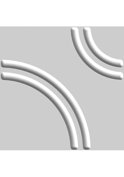 3 Boyutlu Boyanabilir Pvc Duvar Paneli Favori 50-50 Cm 4 Adet-1 Metrekare