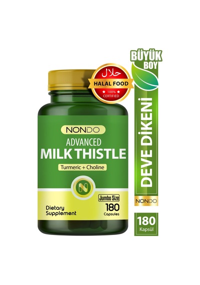 Nondo Milk Thistle 180 Kapsül Jumbo Boy