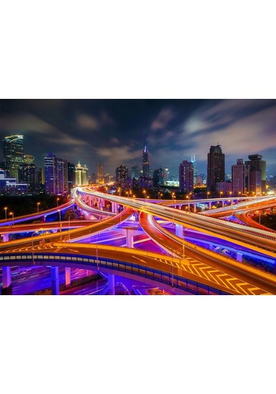 Enjoy 1000 Parça Gece Şangay Şehir Merkezi Puzzle