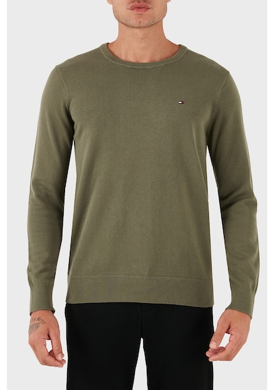 Tommy Hilfiger Erkek Kazak Mw0mw39999 Plı Yeşil Yeşil