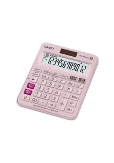 Casio Mj-120d Plus Pembe İşlem Kontrollü 12 Hane Masa Üstü Hesap Makinesi Diğer