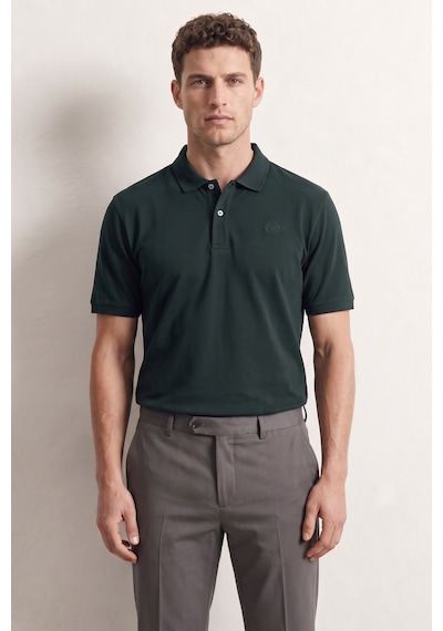 D'S Damat Ds Damat Regular Fit Zümrüt Yeşili %100 Pamuklu Uzun Ömürlü Kıvrılmaz Polo Yaka Nakışlı T-shirt 4hc14ort51000 Zm1