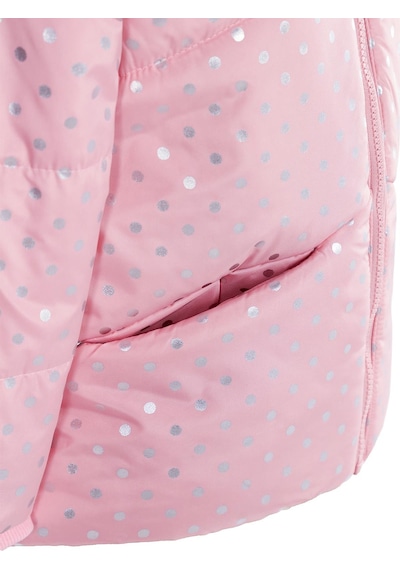 Civil Girls Puantiye Baskılı 6-9 Yaş Mont - Pembe